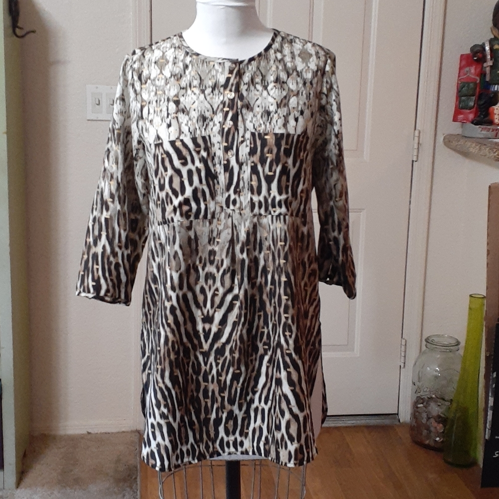 Fig and Flower Anthropologie tunic top